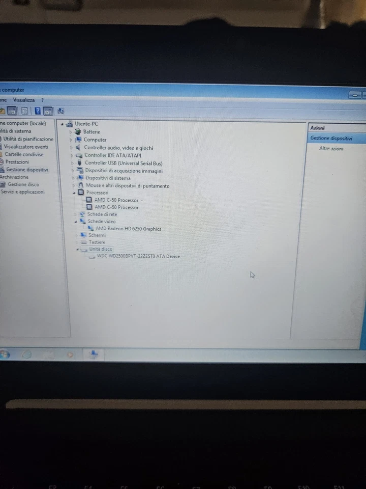 Netbook Acer Aspire one 522 Funzionante. Leggi descrizione - Immagine 3 di 4