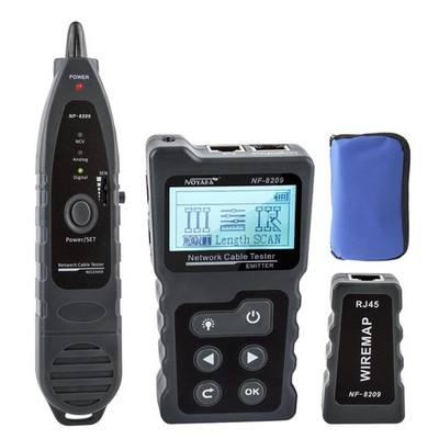Professioneller NF-8209 Kabeltester für LAN Netzwerkkabel
