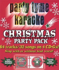 Party Tyme Karaoke - Christmas Party Pack 32 32-song Party Pack 4 CD 