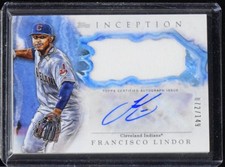 2017 Topps Inception Francisco Lindor Auto Jersey Relic 72/149 SP Signature Mets