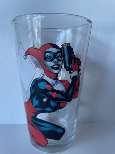 DC Comics Harley Quinn Tumbler Collectible 16 oz Pint Glass