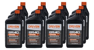 DRIVEN RACING OIL BR40 10w40 Break-In Oil Conventional Case 12x1Qt 03706-12