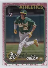 2024 Topps Japan Edition Cherry Blossom 70/99 Zack Gelof #11 10pz