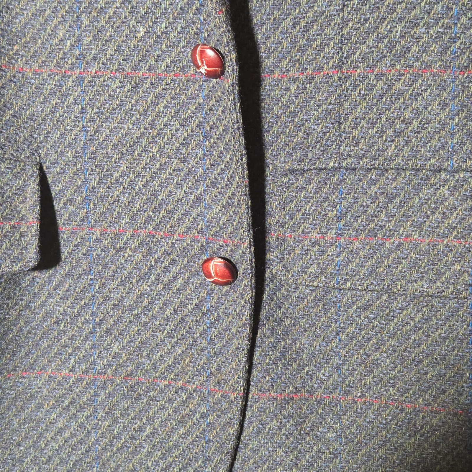 Pendleton Wool Blazer Size 42 Gray Jacket Plaid P… - image 9