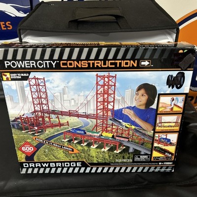 Power City Construction Drawbridge 600+ Pc Set NEW Sealed Jakks Pacific