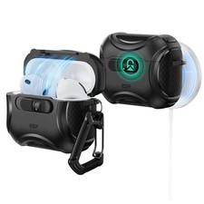 ESR AirPods Pro 3 Case Cyber Series Black MagSafe USB-C Compatible Drop-Proof Lo