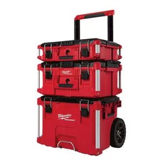 Milwaukee Packout 22 Inch Modular Tool Case Storage System 250 Lb Capacity - 3 P