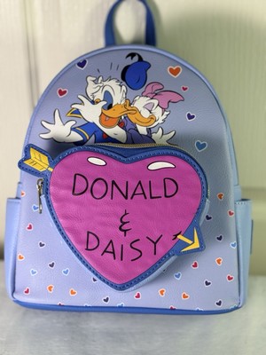 Loungefly Disney Donald & Daisy Heart Mini Backpack – EE 