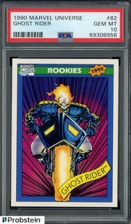 1990 Impel Marvel Universe #82 Ghost Rider PSA 10 GEM MINT