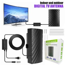 380Miles Indoor HD Digital TV Antenna Aerial Signal Amplified 4K 1080P Freeview