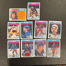 O-Pee-Chee 1982 New York Rangers 10-Card Lot Weeks Mio Maloney Johnstone