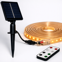 Robertagor Driwei Solare Led-Streifen 5 M Fernbedienung Warmweiß 3000K ET-31609