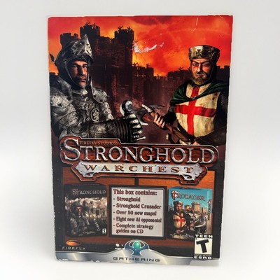 Stronghold Warchest (PC, 2003) Complete w/ Box, Stronghold + Crusader, Tested!