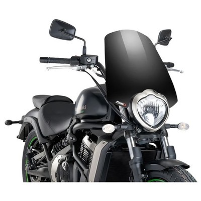 Puig New Generation Touring für Kawasaki VULCAN S, VULCAN S CAFE, u.a. Schwarz