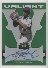 2018 Leaf Valiant Green /99 Josh Stowers #BA-JS3 Auto