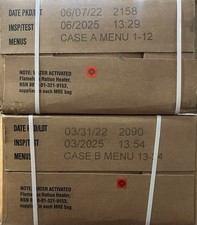 Military MRE Case A/B Insp 2025 Light Staining Surface Damage