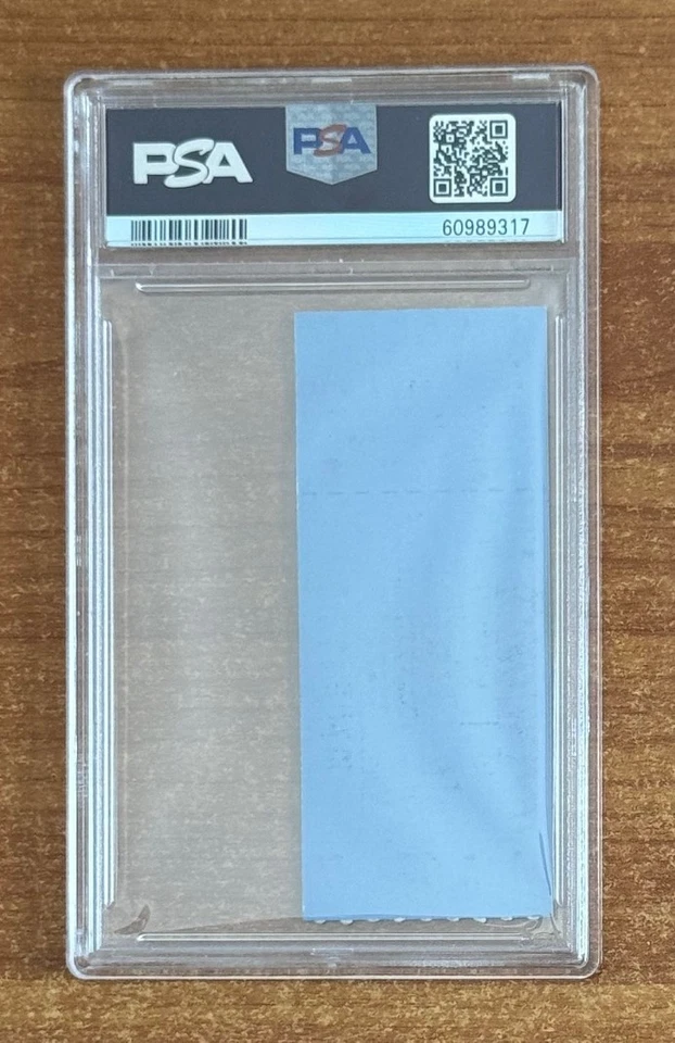 PSA 6 - CLINCHER 1963 NBA FINALS BOSTON CELTICS @ LA LAKERS FULL TICKET GAME #6 - Image 3 of 3