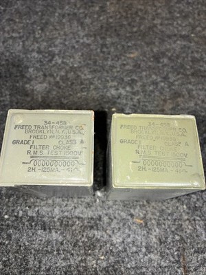 2-Matching Freed Transformer Co. Chokes 34-458