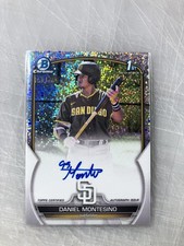 2023 Bowman #CPA-DM Daniel Montesino Chrome Prospects Autographs Speckle /299