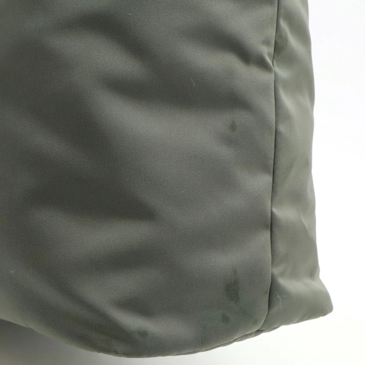 Prada Tote Bag Shoulder Nylon And Nappa Leather Two-Tone Black *Efj2041 thumbnail 5