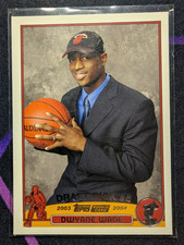 2003-04 Dwayne Wade Rookie Card Topps #225 Miami Heat. rookie card picture