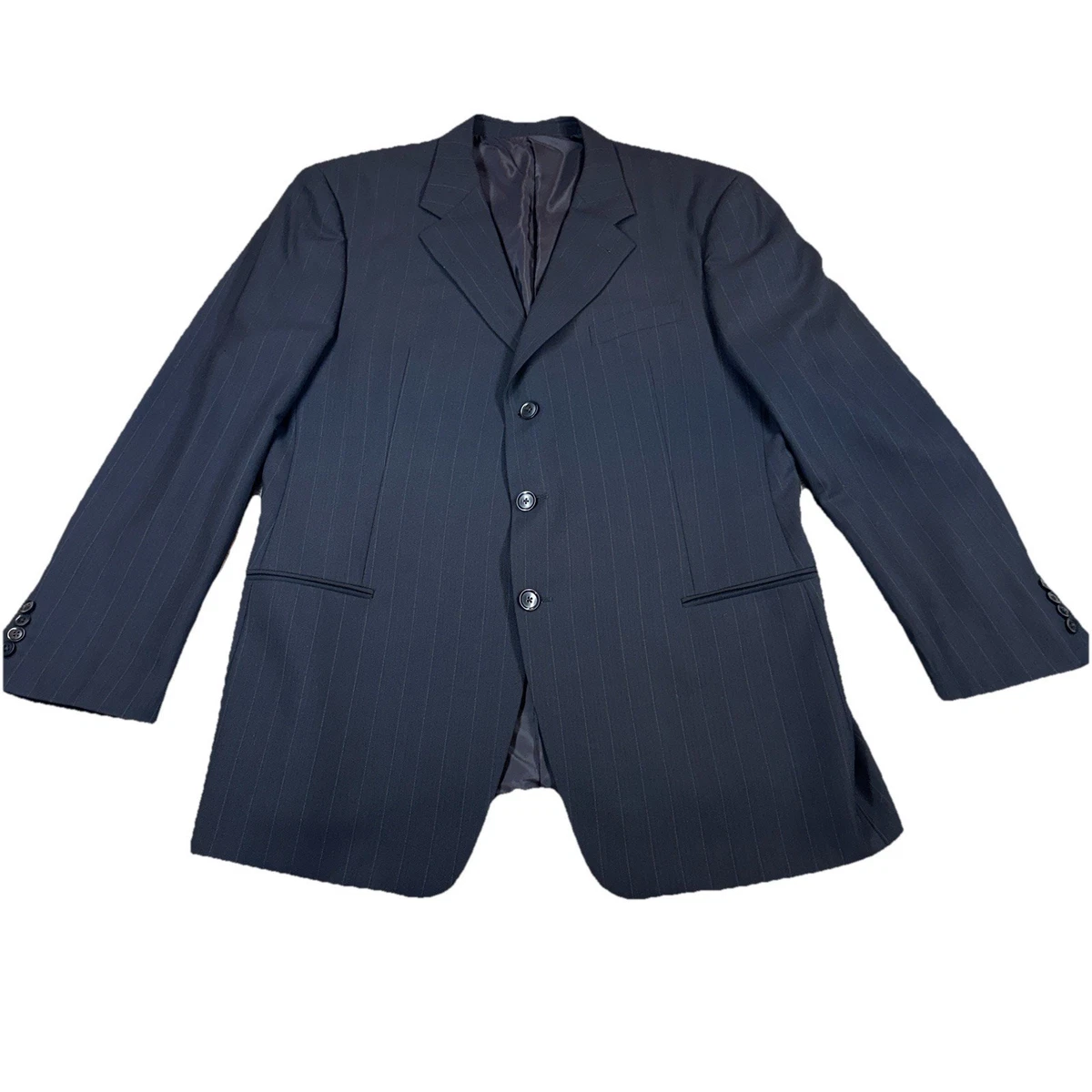 Armani Collezioni Black Striped Suits & Blazers for Men for sale