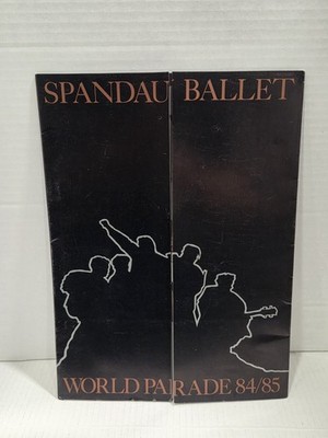 Spandau Ballet World Parade 84 85 Concert Program With Ticket Stub