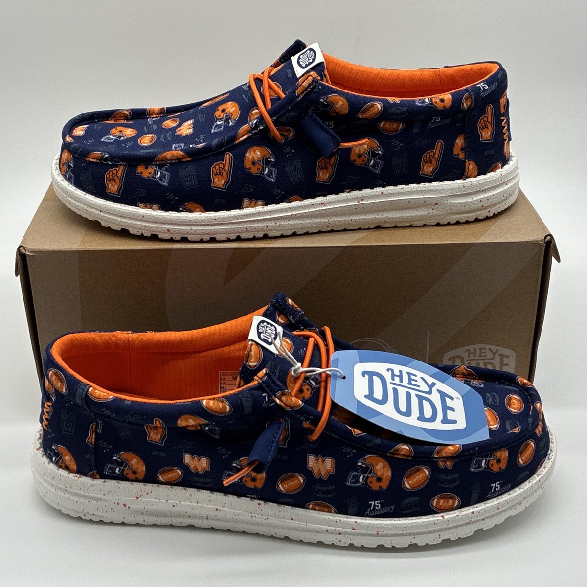 haru Hey Dude x Whataburger Wally Limited Edition Shoes Mens 10