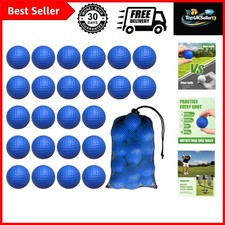 24 Pack Foam Golf Practice Balls,Practice Golf Balls for Backyard,Realistic F...