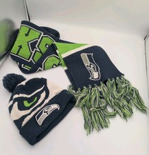 NFL Seattle Seahawks Youth Hat And Scarf Set