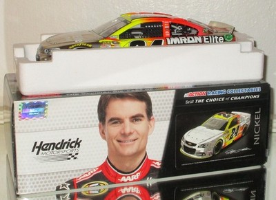 2013 JEFF GORDON #24 IMRON ELITE POLISHED NICKEL CAR#6/84 AWESOME LOW DIN# RARE