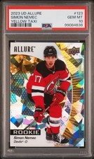 2023 Upper Deck Allure #123 Simon Nemec Yellow Taxi PSA 10