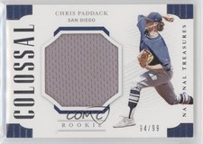 2019 Panini National Treasures Rookie Colossal Materials 94/99 Chris Paddack 4nm