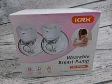 Double Wearable Breast Pump -Electric, Hands Free Breast Pump With Storage Bags