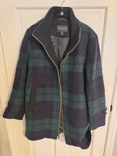 PENDLETON Women's Zip Front Plaid Wool Blend Jacket NWT  MSRP 350