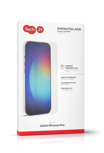Tech 21 Impact Glass Tempered glass for iPhone 16 Pro 6.3" Precision Fit