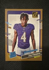 2023 Panini Donruss - Rated Rookie Portrait Zay Flowers #9 Studio Series /100 RC