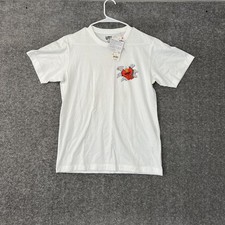 Kaws X Uniqlo X Sesame Street Men  S White Elmo Short Sleeve T Shirt Small Nwt