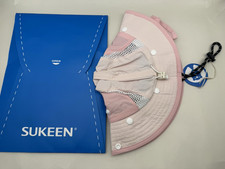 Kids Sun Hat with Neck Flap UV Protection Summer, Beach Hat Unisex, F15 PINK NEW