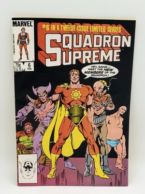 Marvel Squadron Supreme Issue #6 Inner Circle February 1986 Limited Series Comic