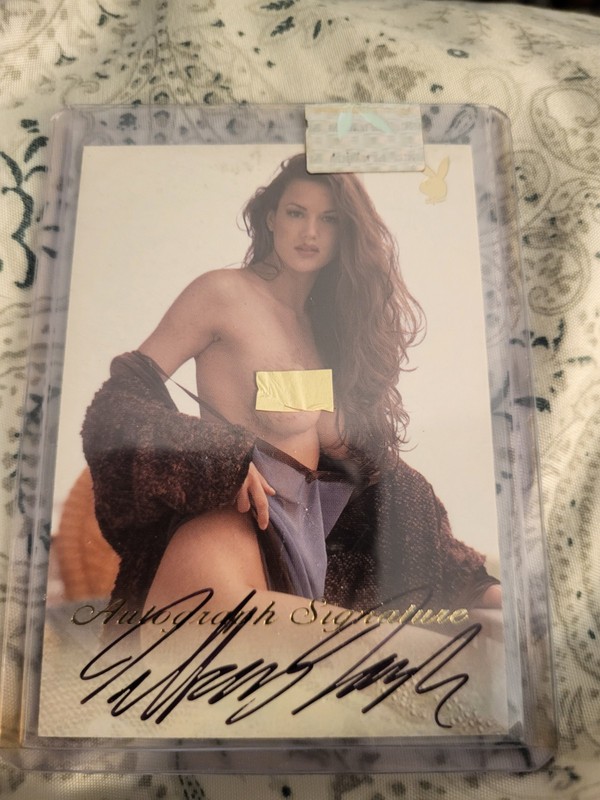 Playboy Autograph Lingerie Club Card TIFFANY TAYLOR Playmate Signed Auto