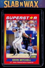 1992 Score 100 Superstars Kevin Mitchell #93 San Francisco Giants