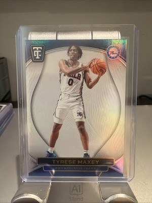 2024-25 Panini Totally Certified - Tyrese Maxey #72 Platinum Mirror 19/25