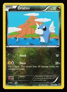 Dratini 49/108 Reverse Holo XY Roaring Skies Pokémon Card