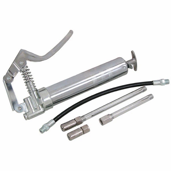 Manual Grease Gun Lever Pistol Grip 120cc Cartridge Type Flexi Hose |2874