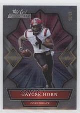 2021 Wild Card Alumination 5 Stripe 13/35 Jaycee Horn #ABC-22 Rookie RC s1i. rookie card picture