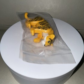 Rare New Lego City Light Orange Tiger Animal - Jungle Air Drop Helicopter 60162