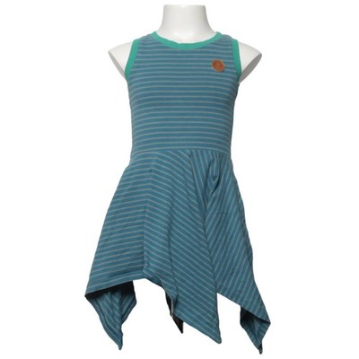 Finkid, Kleid, Größe: 100/110, Blau/Grün/Weiß, Baumwolle/Elasthan, Streifen #EnU