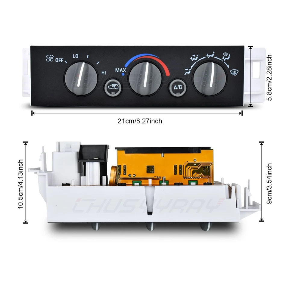 Panel de control de aire acondicionado para camión 599-007 para GMC C1500 Foto 2 de 4
