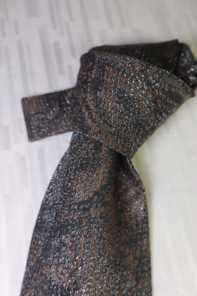 GIANFRANCO FERRE VISCOSA TIE CRAVATTA NECKTIE MADE ITALY VINTAGE CLASSIC Foto 3 de 4